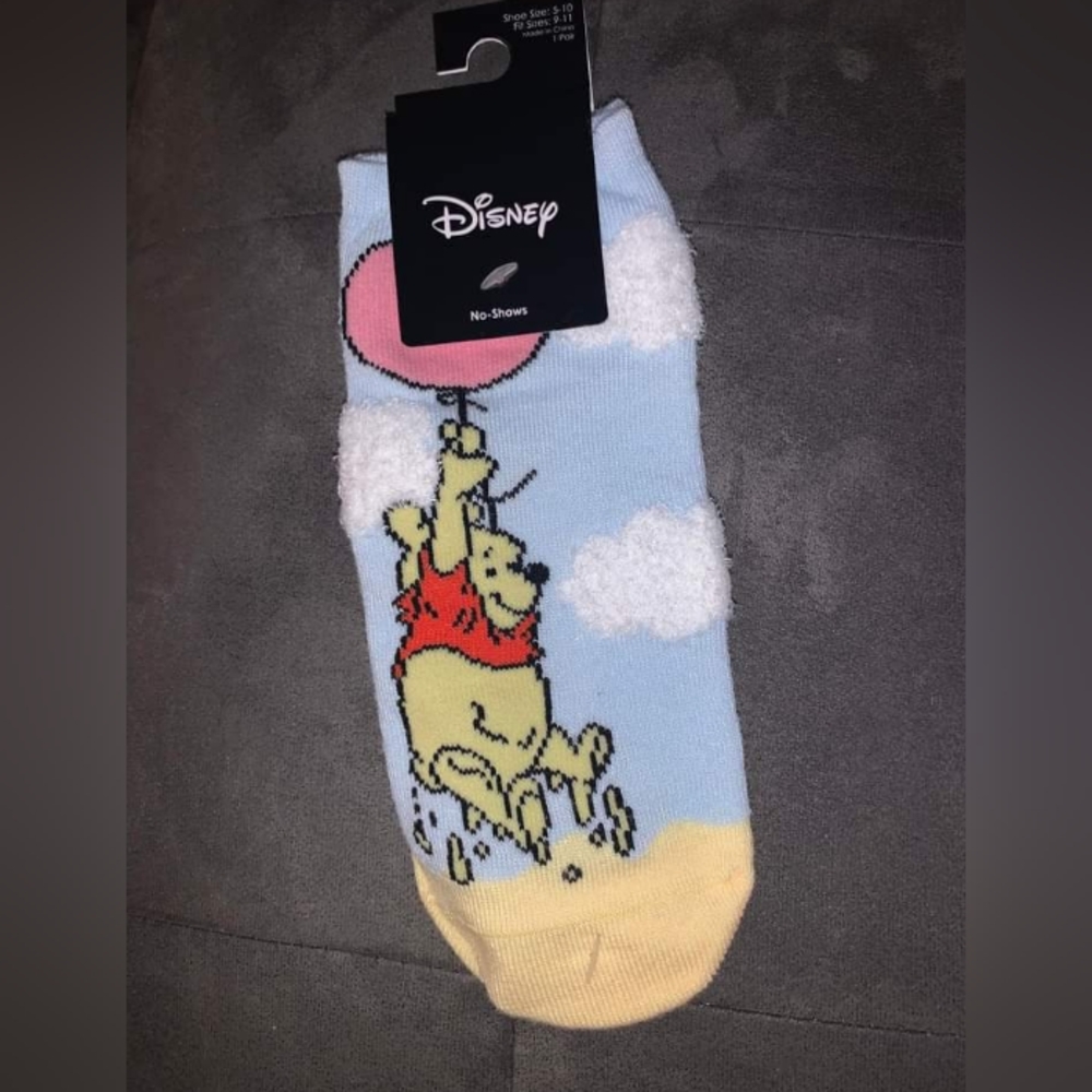 Women Disney Winnie The Pooh no show  Sock
